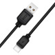 Кабель USB XO NB36 Micro Quick Charge 2.1A black TPS-2710000181705