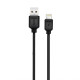 Кабель USB XO NB36 Lightning Quick Charge 2.1A black