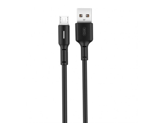 Кабель USB XO NB112 Micro Quick Charge 3A black TPS-2710000181736