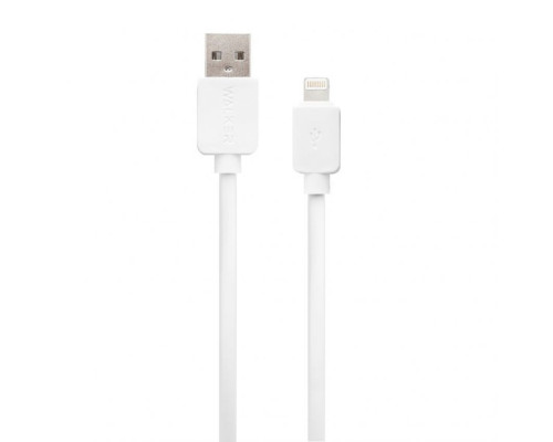 Кабель USB WALKER 110 Lightning white (тех.пак.) TPS-2702386100005