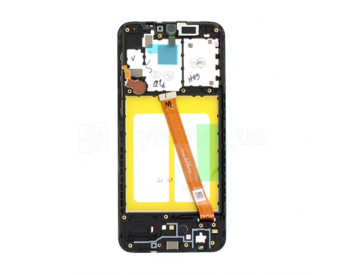 Дисплей (LCD) для Samsung Galaxy A20e/A202 (2019) з тачскріном та рамкою black Service Original (PN:GH82-20229A) TPS-2710000193371