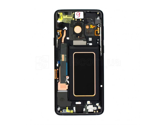 Дисплей (LCD) для Samsung Galaxy S9 Plus/G965 (2018) з тачскріном та рамкою black Service Original (GH97-21691A) TPS-2710000193364