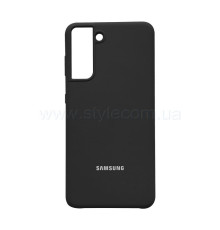 Чохол Original Silicone для Samsung S21 Plus/G996 (2021) black (18) TPS-2710000220497 2710000220497