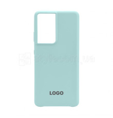 Чохол Original Silicone для Samsung Galaxy S21 Ultra/G998 (2021) turquoise (17) TPS-2710000220534 2710000220534