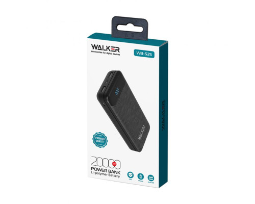 Power Bank WALKER WB-525 20000mAh black TPS-2710000205203