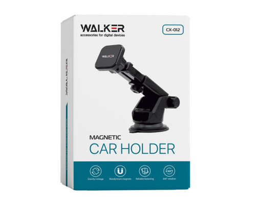 Автотримач магнітний WALKER CX-012 black