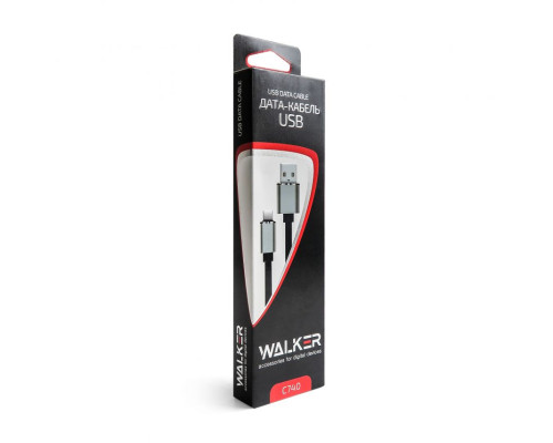 Кабель USB WALKER C740 Micro red TPS-2710000149095