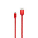 Кабель USB WALKER C740 Micro red TPS-2710000149095