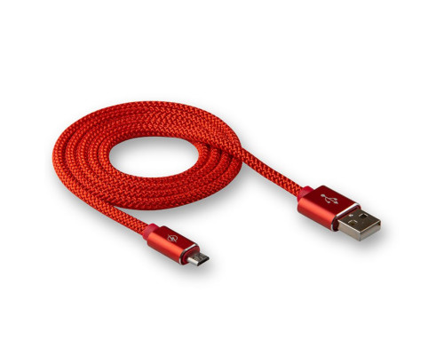 Кабель USB WALKER C740 Micro red TPS-2710000149095