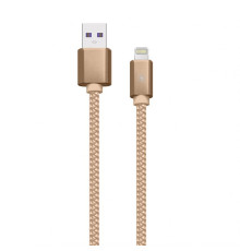 Кабель USB WALKER C740 Lightning gold TPS-2710000149026