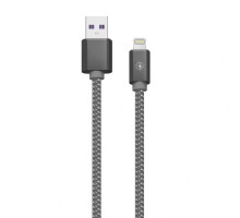 Кабель USB WALKER C740 Lightning grey TPS-2710000149033