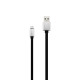 Кабель USB WALKER C740 Micro black TPS-2710000149057