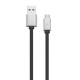 Кабель USB WALKER C740 Micro black TPS-2710000149057