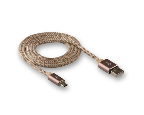 Кабель USB WALKER C740 Micro gold