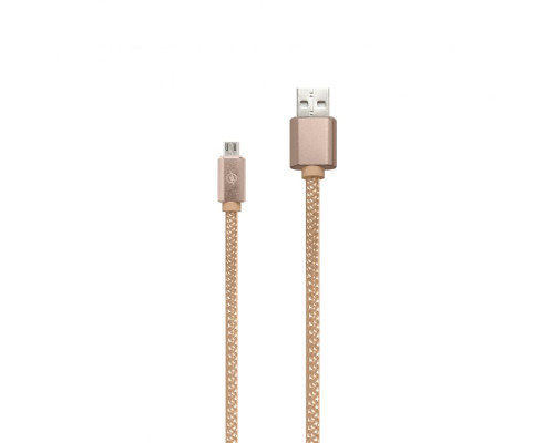 Кабель USB WALKER C740 Micro gold