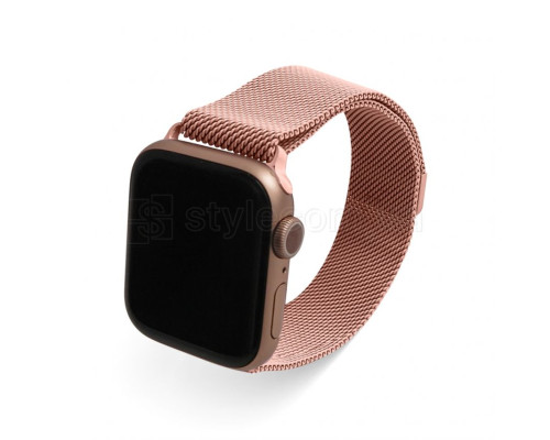 Ремінець для Apple Watch міланська петля 38/40мм dark pink / темно-рожевий (3_8) TPS-2710000221326