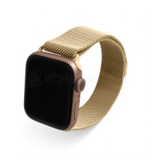 Ремінець Apple Watch міланська петля 38/40мм рожеве золото (4_14)
