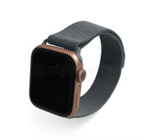 Ремінець для Apple Watch міланська петля 38/40мм space grey / космічний сірий (8_33)