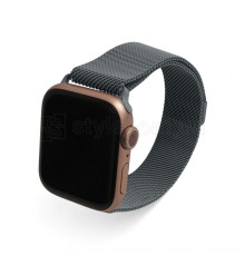 Ремінець для Apple Watch міланська петля 38/40мм space grey / космічний сірий (8_33)