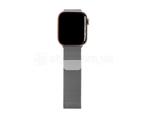 Ремінець для Apple Watch міланська петля 38/40мм silver / срібло (1)