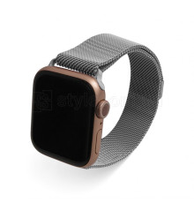 Ремінець для Apple Watch міланська петля 38/40мм silver / срібло (1) TPS-2710000221302