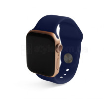 Ремінець для Apple Watch Sport Band силіконовий 38/40мм S/M dark blue / темно-синій (8) TPS-2710000221401