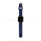 Ремінець для Apple Watch Sport Band силіконовий 38/40мм S/M dark blue / темно-синій (8) TPS-2710000221401