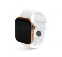 Ремінець для Apple Watch Sport Band силіконовий 38/40мм S/M white / білий (9) TPS-2710000221418