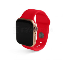 Ремінець для Apple Watch Sport Band силіконовий 38/40мм S/M red / червоний (14) TPS-2710000221425