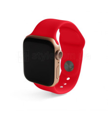 Ремінець для Apple Watch Sport Band силіконовий 38/40мм S/M red / червоний (14)