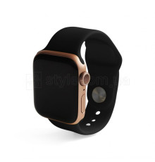 Ремінець для Apple Watch Sport Band силіконовий 38/40мм S/M black / чорний (18)