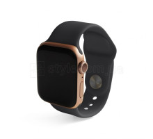 Ремінець для Apple Watch Sport Band силіконовий 38/40мм M/L dark grey / темно-сірий (15) TPS-2710000221616