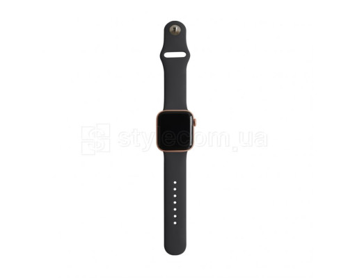 Ремінець для Apple Watch Sport Band силіконовий 38/40мм M/L dark grey / темно-сірий (15) TPS-2710000221616