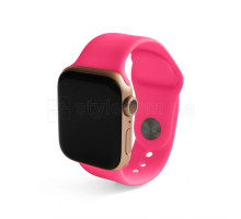 Ремінець для Apple Watch Sport Band силіконовий 38/40мм S/M neon pink / неоновий рожевий (47) TPS-2710000221487