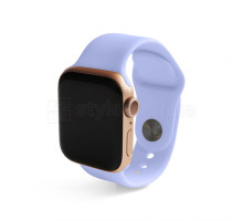 Ремінець для Apple Watch Sport Band силіконовий 38/40мм S/M lavаnder / лавандовий (41)