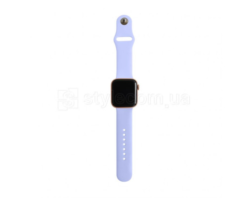 Ремінець для Apple Watch Sport Band силіконовий 38/40мм S/M lavаnder / лавандовий (41)