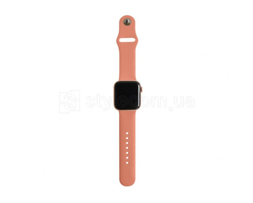 Ремінець для Apple Watch Sport Band силіконовий 38/40мм S/M peach / персиковий (27) TPS-2710000221500