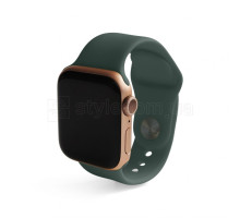 Ремінець для Apple Watch Sport Band силіконовий 38/40мм S/M grеy green / сіро-зелений (69) TPS-2710000221593