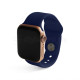 Ремінець для Apple Watch Sport Band силіконовий 42/44мм S/M dark blue / темно-синій (8)