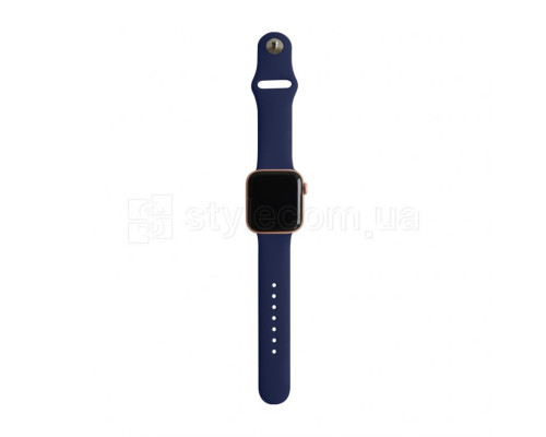 Ремінець для Apple Watch Sport Band силіконовий 42/44мм S/M dark blue / темно-синій (8) TPS-2710000221654