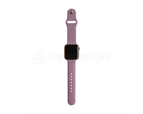 Ремінець для Apple Watch Sport Band силіконовий 42/44мм S/M lilac / фіолетовий (67) TPS-2710000221685