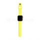 Ремінець для Apple Watch Sport Band силіконовий 42/44мм S/M lime green / лимонний (32) TPS-2710000221692
