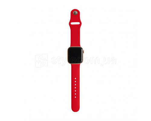 Ремінець для Apple Watch Sport Band силіконовий 42/44мм S/M red / червоний (14)