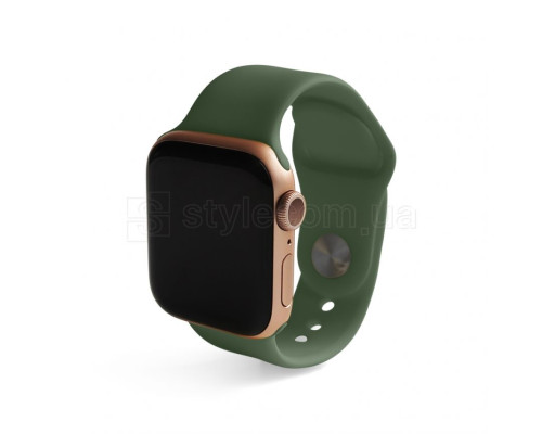 Ремінець для Apple Watch Sport Band силіконовий 42/44мм S/M khaki / хакі (65)