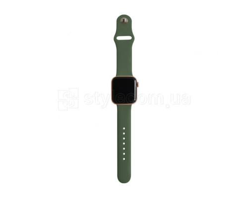 Ремінець для Apple Watch Sport Band силіконовий 42/44мм S/M khaki / хакі (65) TPS-2710000221715