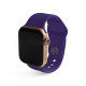 Ремінець для Apple Watch Sport Band силіконовий 42/44мм S/M dark violet / темно-фіолетовий (30) TPS-2710000221753