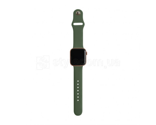 Ремінець для Apple Watch Sport Band силіконовий 42/44мм M/L khaki / хакі (65) TPS-2710000221852