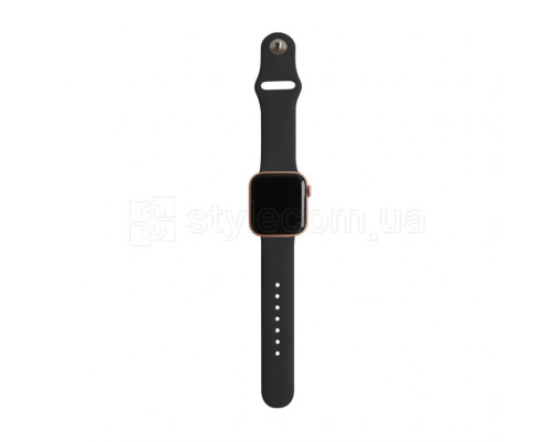 Ремінець для Apple Watch Sport Band силіконовий 42/44мм M/L dark grey / темно-сірий (15)
