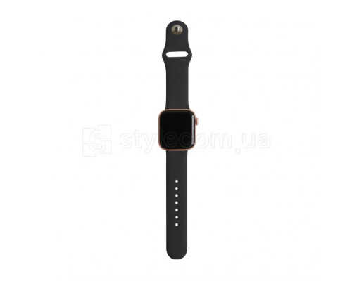 Ремінець для Apple Watch Sport Band силіконовий 42/44мм S/M dark grey / темно-сірий (15)