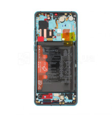 Дисплей (LCD) для Huawei P30 Pro 02352PGE з тачскріном та рамкою aurora Service Original Full (battery+buzzer+speaker+mic+flats) TPS-2710000221944